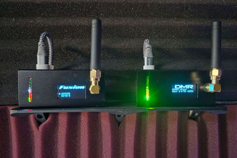 panjnet-fusion and panjnet-dmr on their 3D-printed shelf